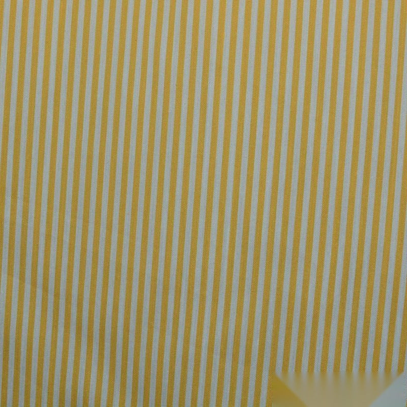 Yellow Vertical-Stripe Woven