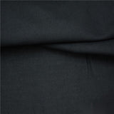 Polyester Cotton Twill Fabric, 115 gsm, 63 cm — Black