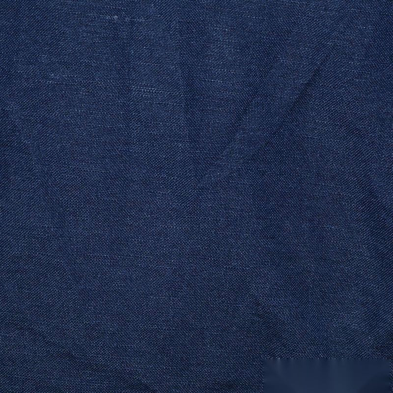 Linen Viscose Woven Fabric, 180 gsm — Navy