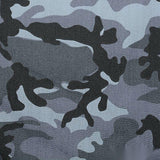 Grey Camo Woven, Poly-Cotton — texture