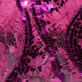 100% Polyester Knit Fabric, 220 gsm, 140 cm — Purple