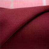 Polyester Cotton Twill Fabric, 153 gsm — Red — texture