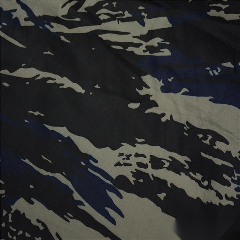 Dark Grey Bold-Camo Woven, Poly-Cotton