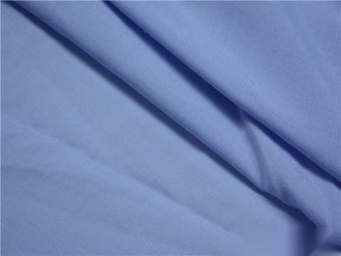 Polyester Cotton Woven Fabric, 120 gsm — Blue