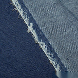 Cotton Denim Fabric, 150 cm — Navy — texture