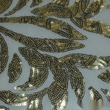 Gold Sequin Mesh, Polyester