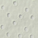 Cream Eyelet Woven, Cotton — texture