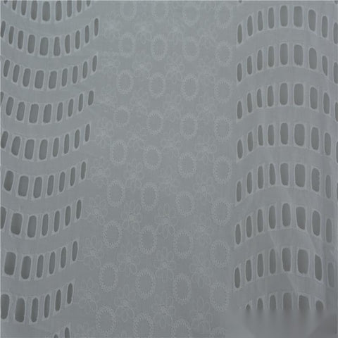 White Floral Woven, Cotton