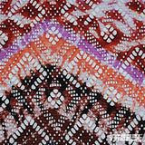 Red Openwork Jersey Knit, Polyester — texture