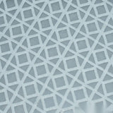 Light Grey Geometric-Grid Milk Silk Knit, Polyester