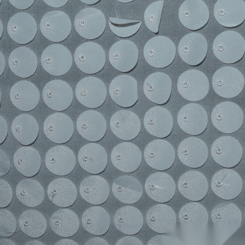 Light Grey Dots Woven, Polyester