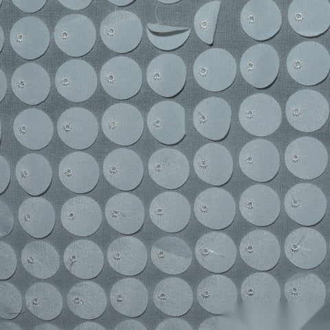 Light Grey Dots Woven, Polyester