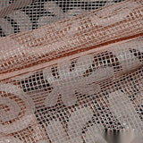 Light Pink Floral Chiffon, Polyester — texture