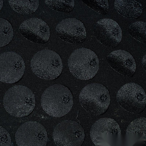 Black Circles Jacquard, Polyester