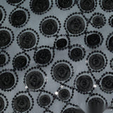 Black Circles Satin