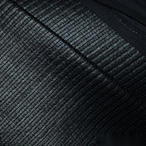 100% Polyester Knit Fabric, 190 gsm, 150 cm — Black
