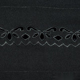 Black Floral Knit, Polyester