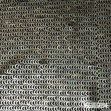 Silver Sequins Mesh, Polyester — texture