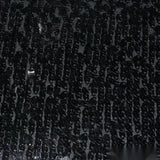 Black Sequins Mesh, Polyester