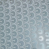 Jacquard 100% Polyester Woven Fabric, 130 cm — Blue — texture