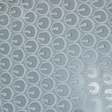 Jacquard 100% Polyester Woven Fabric, 130 cm — Blue