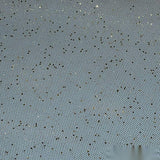 Gold Glitter-Dot Mesh, Polyester — texture
