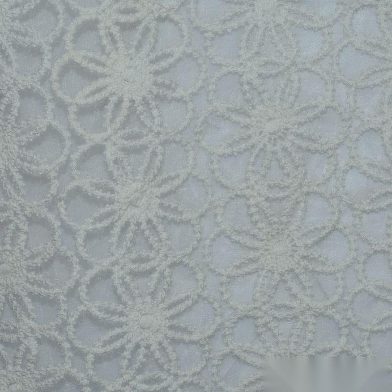 Grey Tone-on-Tone Floral Jacquard