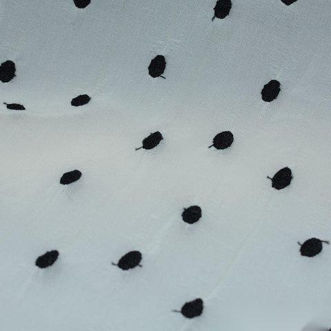 Black Dots Woven
