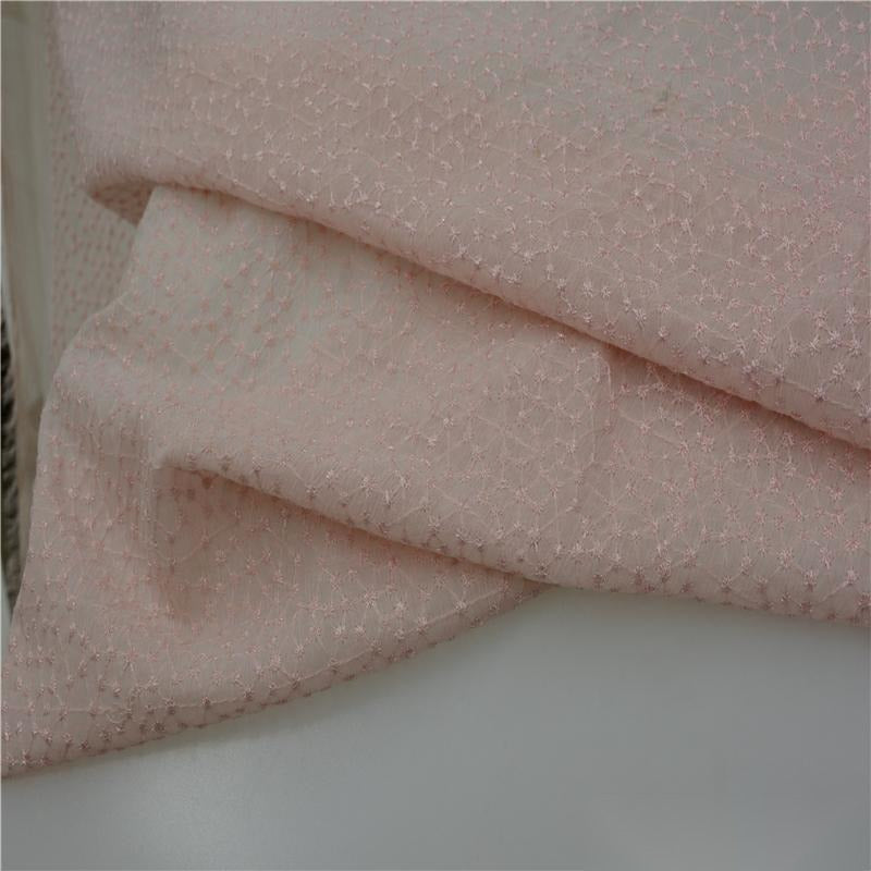 Pink Geometric Chiffon, Polyester
