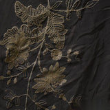 Gold Floral Knit, Polyester