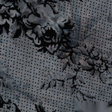 Black Floral Knit, Polyester