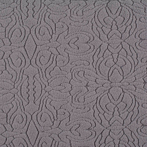 Grey Tone-on-Tone Interlock Knit, Polyester, 191 gsm