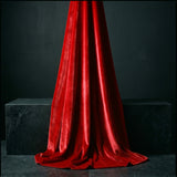 Polyester Cotton Velvet Fabric, 310 gsm, 170 cm — Red — mockup: cloth