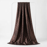 Jacquard Polyester Cotton Woven Fabric, 175 gsm, 145 cm — Black — mockup: cloth