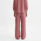 Polyester Stretch Linen-Look Fabric, 240 gsm, 165 cm — Pink — mockup: dress bodycon