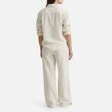 Linen Cotton Woven Fabric, 115 gsm — White — mockup: dress bodycon