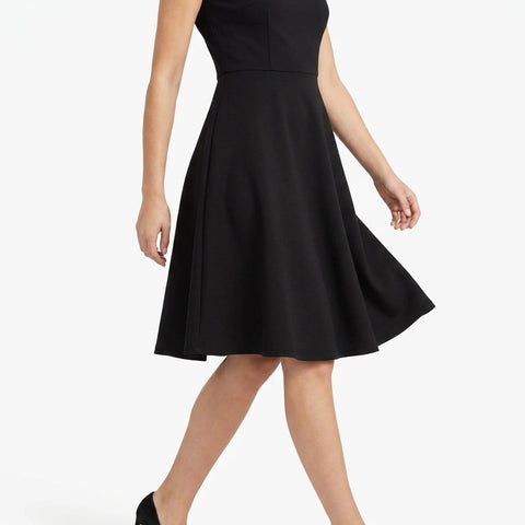 Black Ponte Knit, Polyester