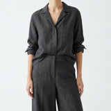 White Marl Linen-Look, Polyester — mockup: dress bodycon