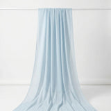 100% Polyester Chiffon Fabric, 70 gsm, 148 cm — Blue — mockup: dress bodycon