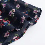 Pink Floral Chiffon, Polyester, 90 gsm — mockup: dress bodycon