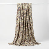 Brown Floral Velvet, Cotton-Poly — mockup: dress bodycon