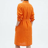 Orange Tone-on-Tone Herringbone Jacquard, Poly-Viscose, 183 gsm — mockup: dress bodycon