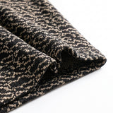 Black Geometric Jacquard, Polyester, 280 gsm — mockup: dress bodycon