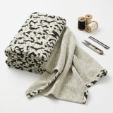 Black Animal Print French Terry, Cotton-Poly — mockup: dress bodycon
