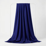 Cotton Polyester Stretch Twill Fabric, 300 gsm, 155 cm — Navy — mockup: dress bodycon