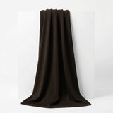 Viscose Nylon Stretch Ponte Knit Fabric, 230 gsm — Brown — mockup: dress bodycon