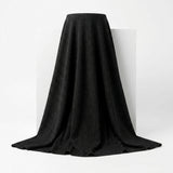 Black Glitter-Stripe Rib Knit, Poly-Metallic — mockup: dress bodycon