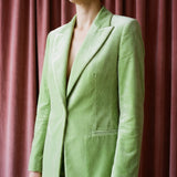 Velvet Fabric, 280 gsm, 160 cm — Green — mockup: dress bodycon