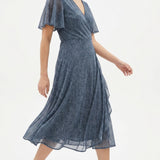 White Grid Mesh, Polyester — mockup: dress bodycon
