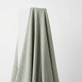 White Vertical-Stripe Crepe, Viscose, 230 gsm — mockup: dress bodycon
